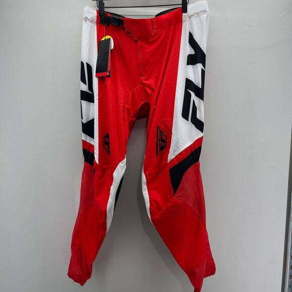 Fly Racing Lite Pant Red/White/Black‎ Mens 36 Waist Riding Pants Style 377-73236 - Picture 1 of 8